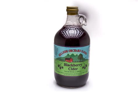 Blackberry Cider - 64 oz - Hillside Orchard Farms