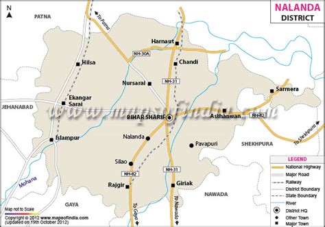 Nalanda District Map