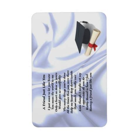 Graduation Friend Poem Magnet | Zazzle.co.uk | Friend poems, Poems, Graduation