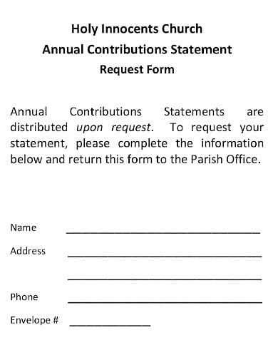 Annual Contribution Letters For Church Members – CHURCHGISTS.COM