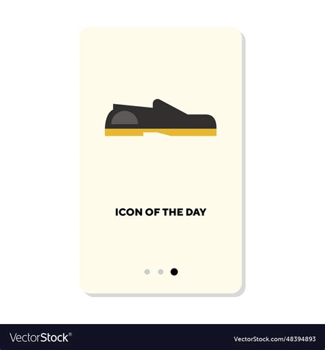 Side view of casual shoes flat icon Royalty Free Vector