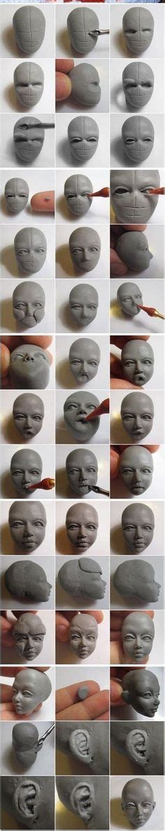 Learn How To Sculpt Faces In Polymer Clay - Bored Art | Esculturas de barro, Escultura em ...