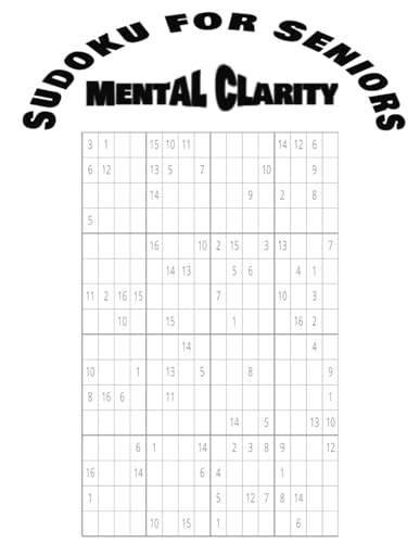 Sudoku for Seniors: Mental Clarity (Large Print) by Moff Marquis | Goodreads