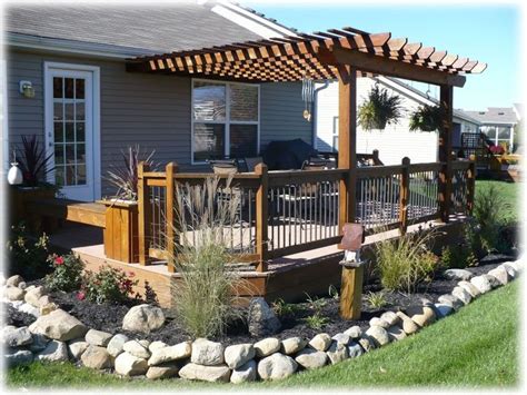 50+ Deck Design With Pergola 51 | Pergola, Backyard, Deck with pergola