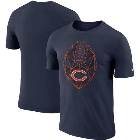 Men's Nike Navy Chicago Bears Fan Gear Icon Performance T-Shirt