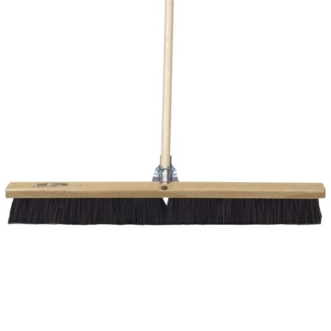 Kraft Tool Co- 18" Wood Concrete Floor Broom with Handle