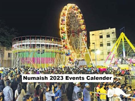 List of upcoming events happening at Numaish, Hyderabad