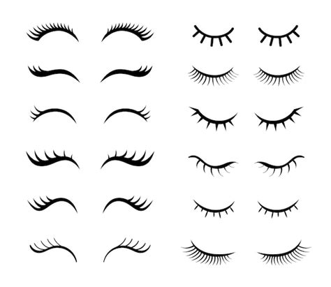 Natural Eyelash Vectors & Illustrations for Free Download