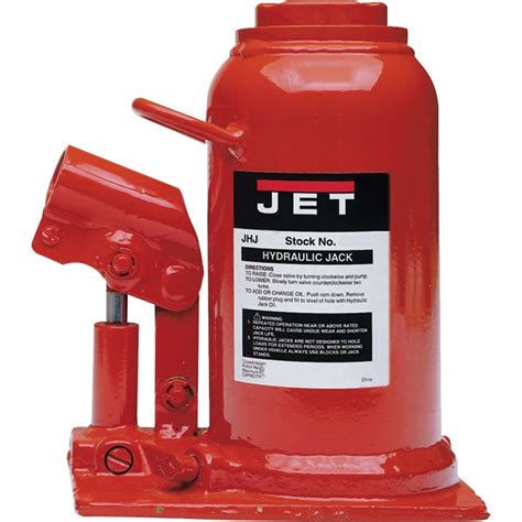 Jet - Manual Bottle, Screw, Ratchet & Hydraulic Jacks; Type: Hydraulic Jack ; Load Capacity (Ton ...