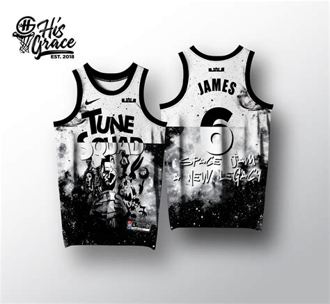 TUNE SQUAD JAMES BLACK WHITE HG JERSEY FULL SUBLIMATION | ubicaciondepersonas.cdmx.gob.mx