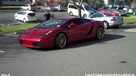 Lamborghini Gallardo with Gold Wheels!! - YouTube