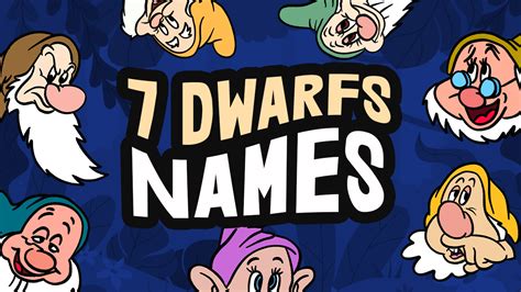 List of the 7 Dwarfs Names in Snow White - Facts.net