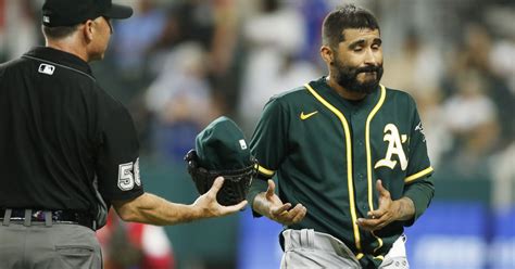 Oakland A’s Sergio Romo dropped his pants on the field so umpires could ...