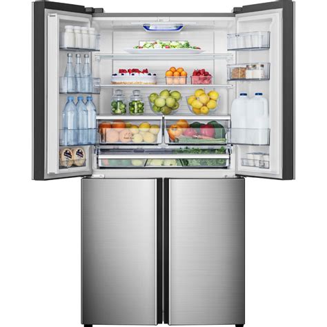 Buy Hisense RQ689N4AC1 American Fridge Freezer - Stainless Steel | Marks Electrical