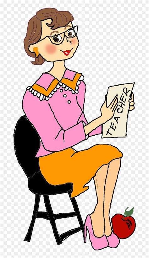 Teacher Student Talk Clipart - Sitting - Free Transparent PNG Clipart Images Download