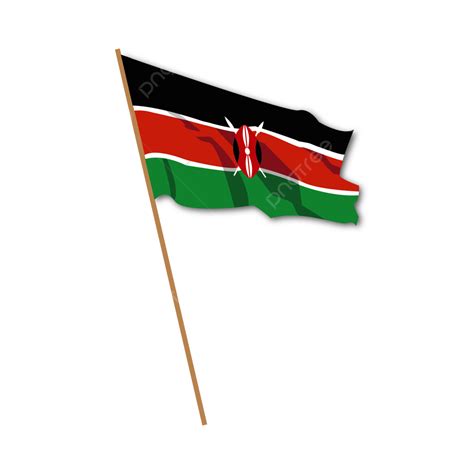 Kenya Flag Vector Design Images, Kenya Flag, Kenya, Flag, Kenya Day PNG Image For Free Download