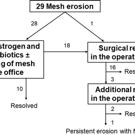 Outcomes of the management of vaginal mesh erosion after sacrocolpopexy. | Download Scientific ...