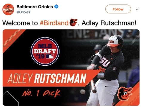 Know About Adley Rutschman: Draft, Stats, Twitter, Dad, Orioles, Girlfriend