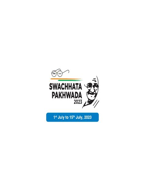 Swachhata Pakhwada 2023 Logo Curved English | PDF