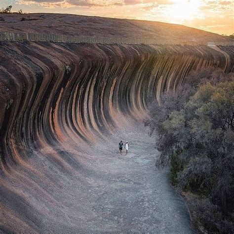 Wave Rock in Australia. Formed more than 2700 million years ago, Wave Rock is 14 metres high ...