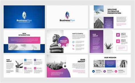 Business Plan Presentation PowerPoint template | Business plan ...