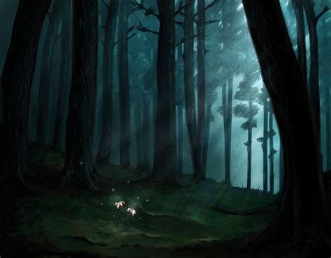 Dark Forest Drawing at GetDrawings | Free download