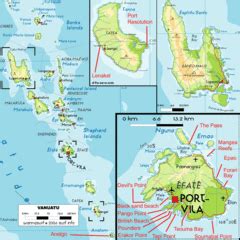 Tanna island Map • mappery