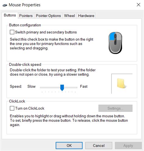 Default Mouse Settings? | Tom's Hardware Forum