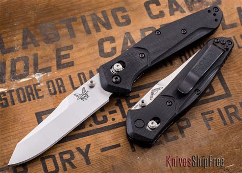 Benchmade Knives: 940-2 Osborne - Black G-10 | All Knives Ship Free