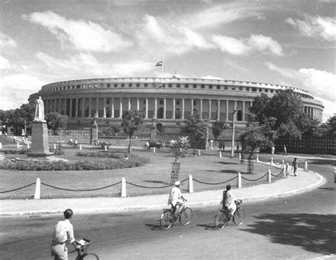 Parliament, Delhi, 1953 | Historical india, Delhi pics, Old pictures