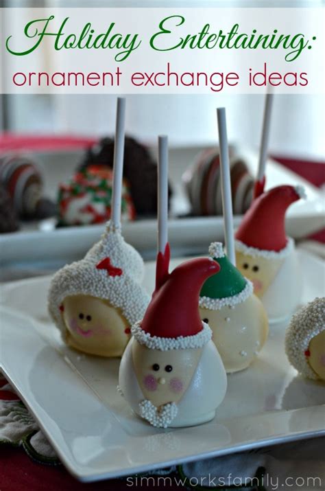 Holiday Entertaining with Shari's Berries {Ornament Exchange Ideas}