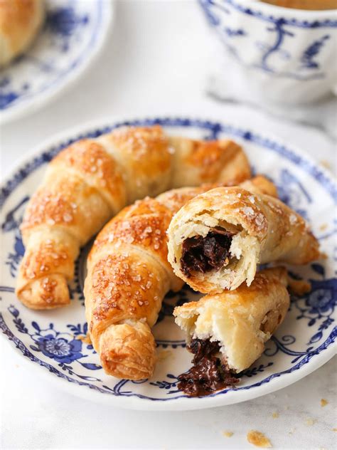 Puff Pastry Chocolate Croissants - Completely Delicious