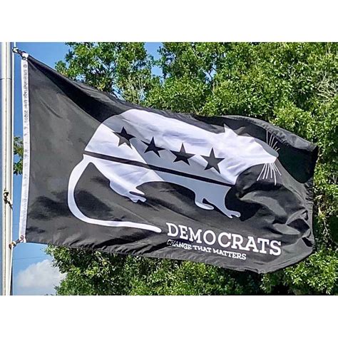 DemocRAT Flag - Outdoor RAT Flags for Sale