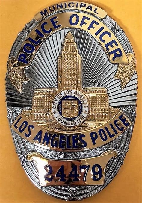 Police Badge Wall Mount