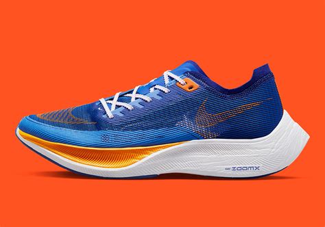 Nike ZoomX Vaporfly NEXT% "Blue"/Orange FD0713-400 | SneakerNews.com