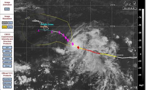 Hurricane Hilda reaches Category 4 then weakens - August 9 2015 - Extreme Storms