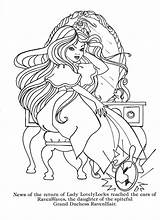 Lady Lovely Locks Coloring Book  Books sketch template