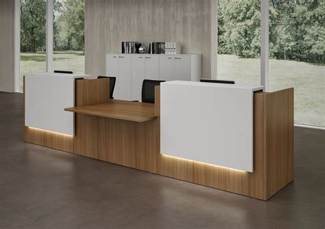 Stylish Reception Desks | Modern reception desk, Reception desk design, Modern office furniture ...