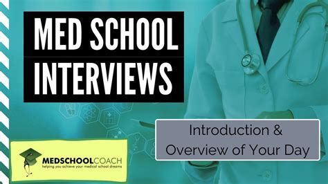 Medical School Interview: An Overview of Your Day - YouTube