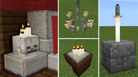 Minecraft Build Hacks: Candles, minecraft 1.17 Build tips - YouTube