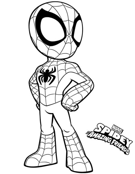 Spidey Spider-Man - Coloring Pages