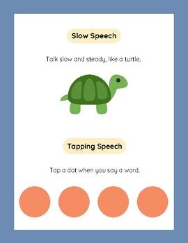 Speech Tools & Strategies Handout - Stuttering Therapy Resource | TPT