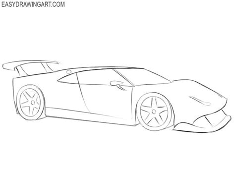 How to Draw a Ferrari | Step by Step Tutorial