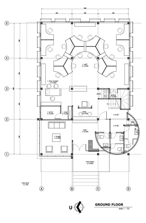 KCN Office | Atelier Cosmas Gozali - Arch2O.com | Office layout plan, Office floor plan, Office ...