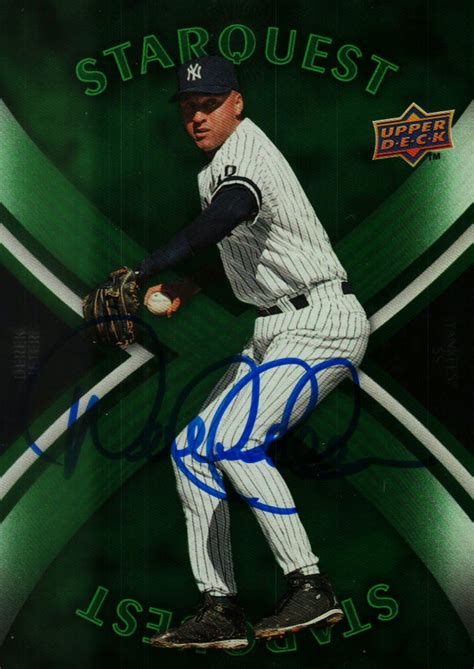 Jackson's Autographs: Derek Jeter Autograph Baseball Card Pick Up RE2PECT