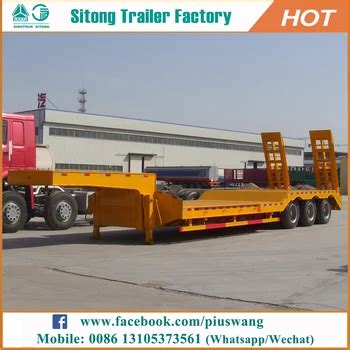 Utility Lowboy Trailer Dimensions Chart Heavy Loading Capacity Used Lowboy Trailers - Buy Used ...