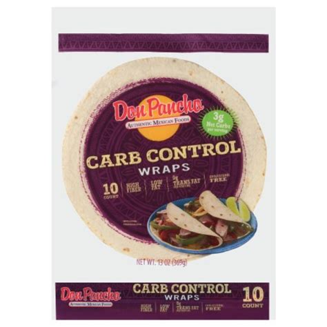 Don Pancho Low Carb Wraps, 10 ct / 13 oz - Pick ‘n Save