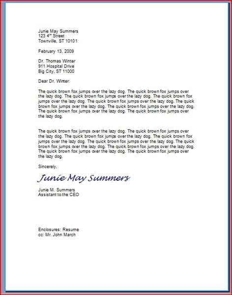 How to Type a Professional Letter | Career Trend