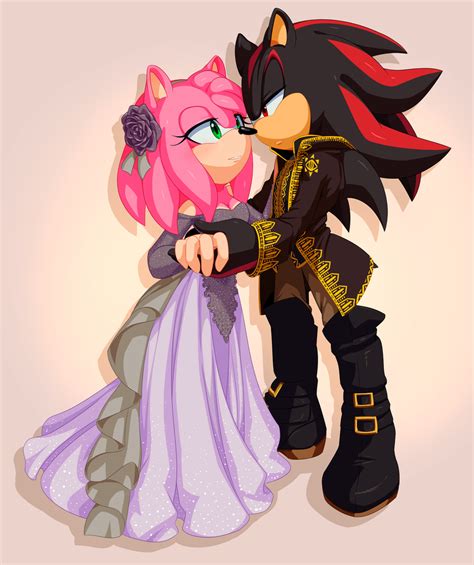 Commission: Shadow and Amy by Myly14 on DeviantArt