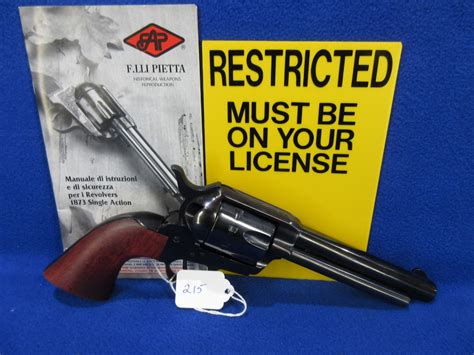 Restricted - NEW Pietta 1873 SAA in 22 LR